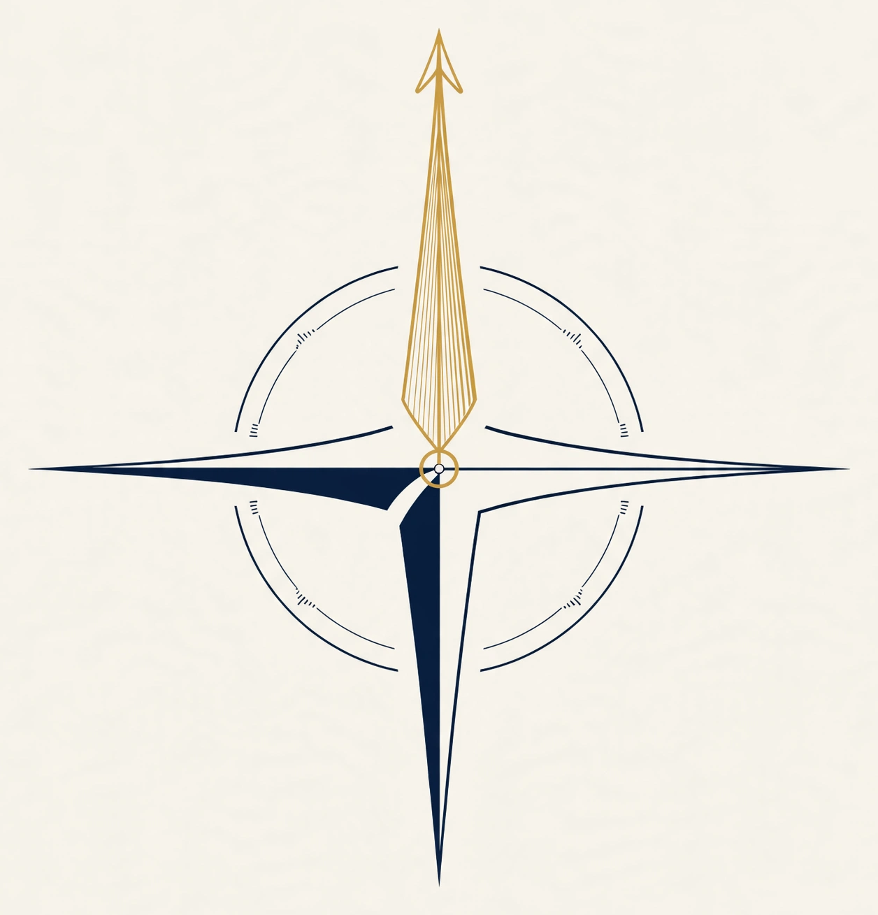 True North Scales compass mark